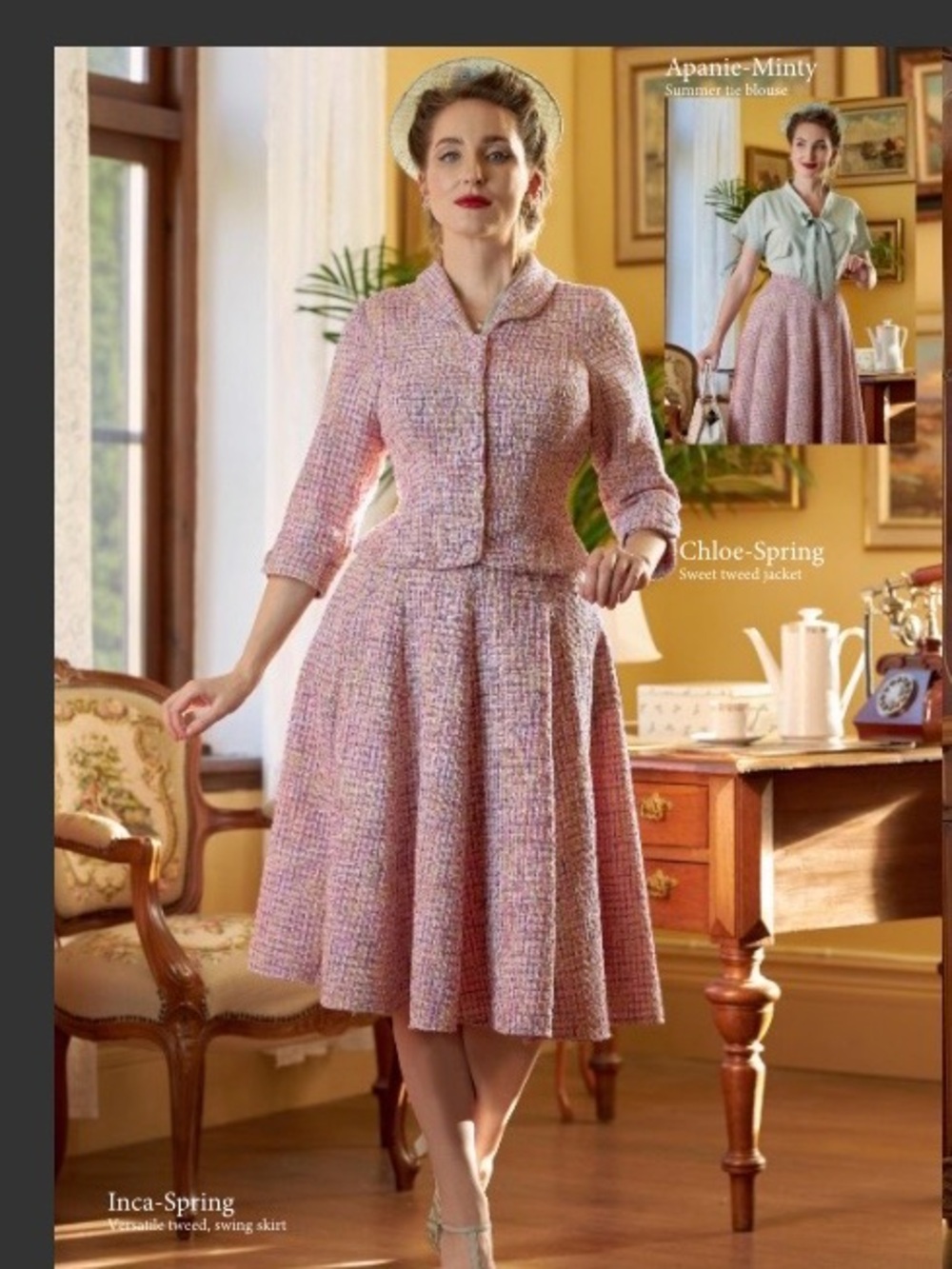 Large Miss Candyfloss Inca Spring-Skirt With Chloe-Spring Jacket - Picture 7 of 7